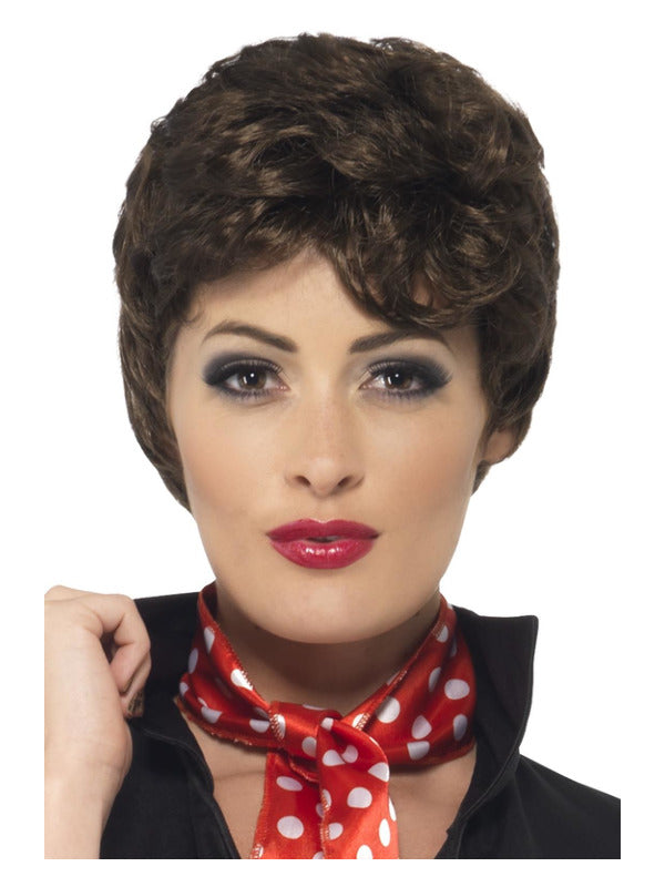 Grease Rizzo Wig Brown