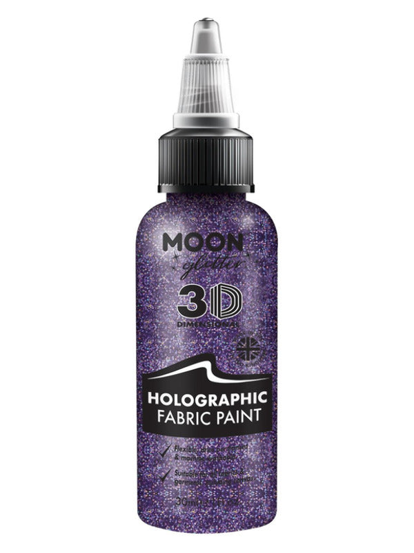Adult Moon Glitter Holographic Glitter Fabric Paint (7)