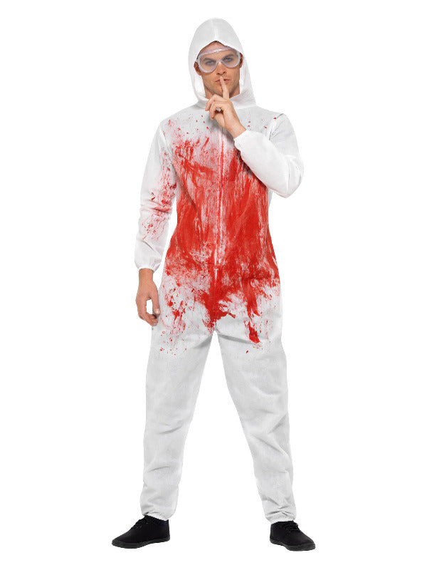 Bloody Forensic Overall Costume Red