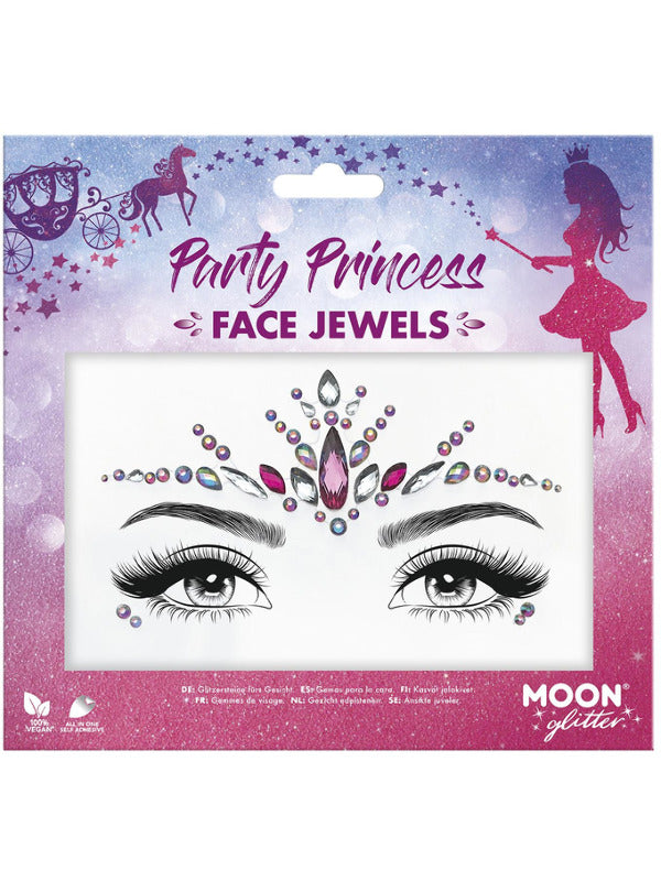 Moon Glitter Face Jewels Party Princess