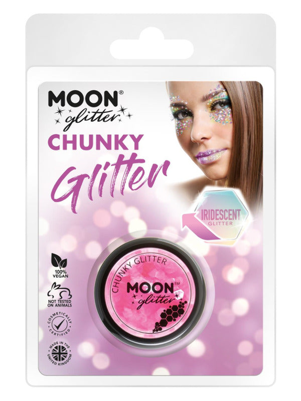 Adult Moon Glitter Iridescent Chunky Glitter Pink (2)