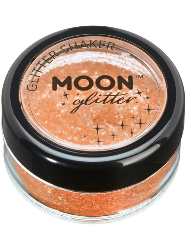 Moon Glitter Iridescent Glitter Shakers Orange