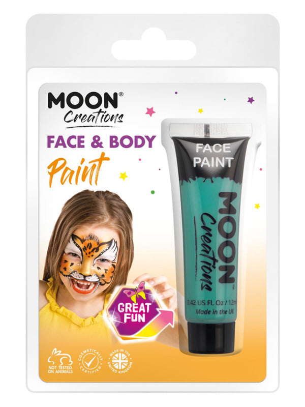 Adult Moon Creations Face Body Paint Turquoise (2)