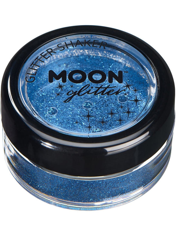 Adult Moon Glitter Classic Fine Glitter Shakers Blue