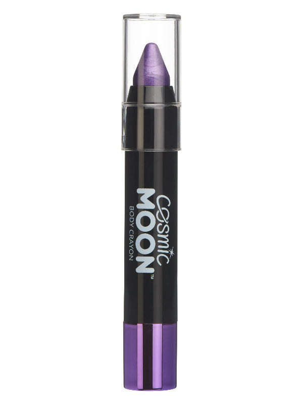 Adult Cosmic Moon Metallic Body Crayons Purple