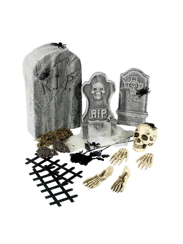 24 Piece Graveyard Collection Grey