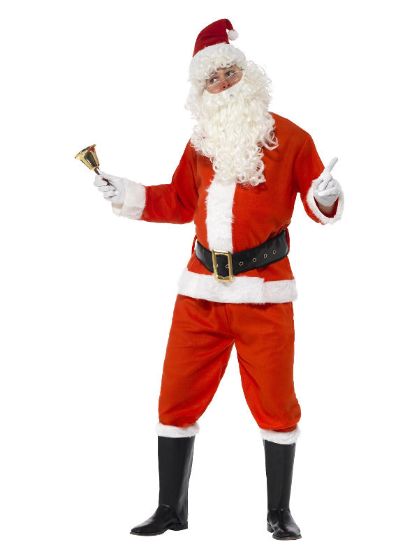 Adult Deluxe Santa Costume Red (2)