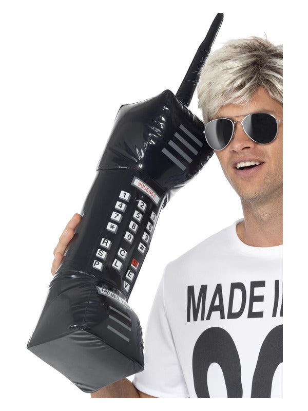 Inflatable Retro Mobile Phone Black