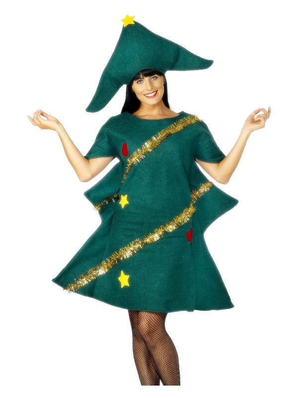 Adult Christmas Tree Costume Green (2)