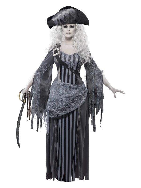 Deluxe Ghost Ship Princess Costume Grey