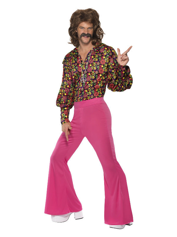 60s CND Slack Suit Costume Pink