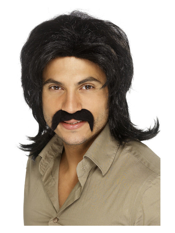 70s Retro Wig Black