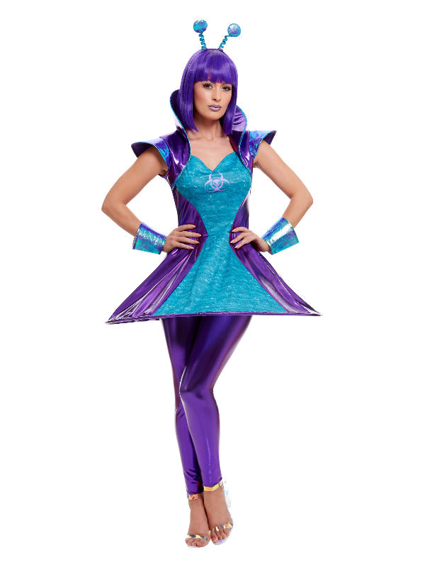 Alien Lady Costume MultiColoured