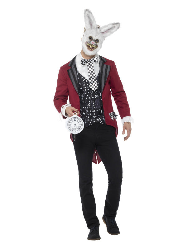 Deluxe White Rabbit Costume Red