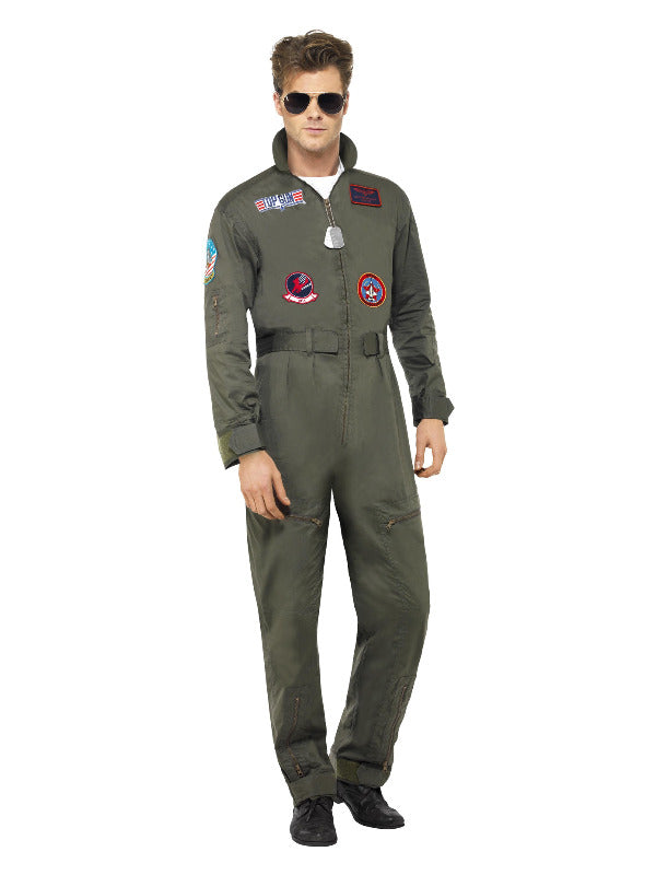 Top Gun Deluxe Male Costume Green
