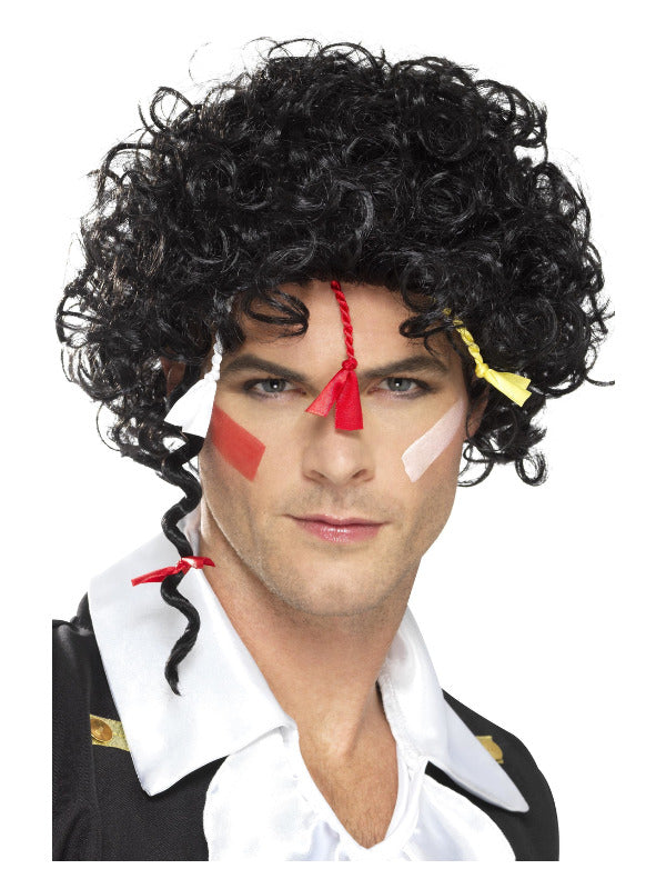 80s New Romantic Wig Black