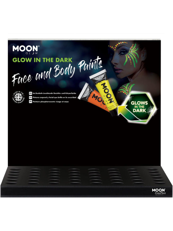 Adult Moon Glow Glow in the Dark Face Paint (2)