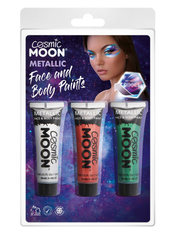 Adult Cosmic Moon Metallic Face Body Paint (3)