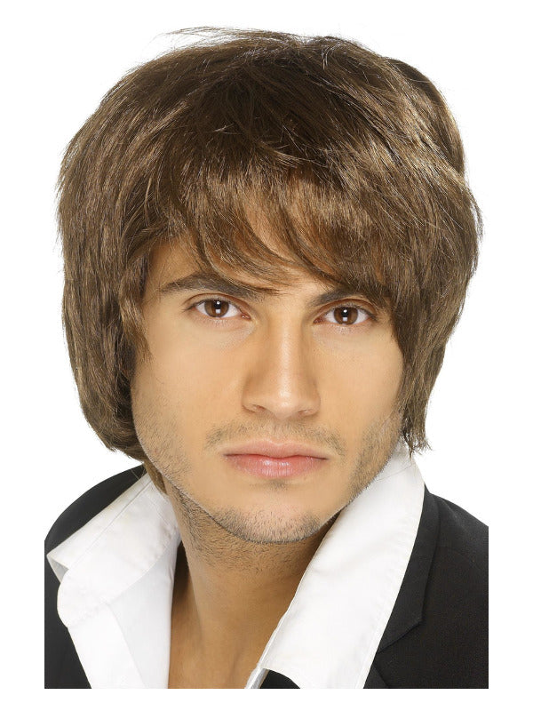 Boy Band Wig Brown