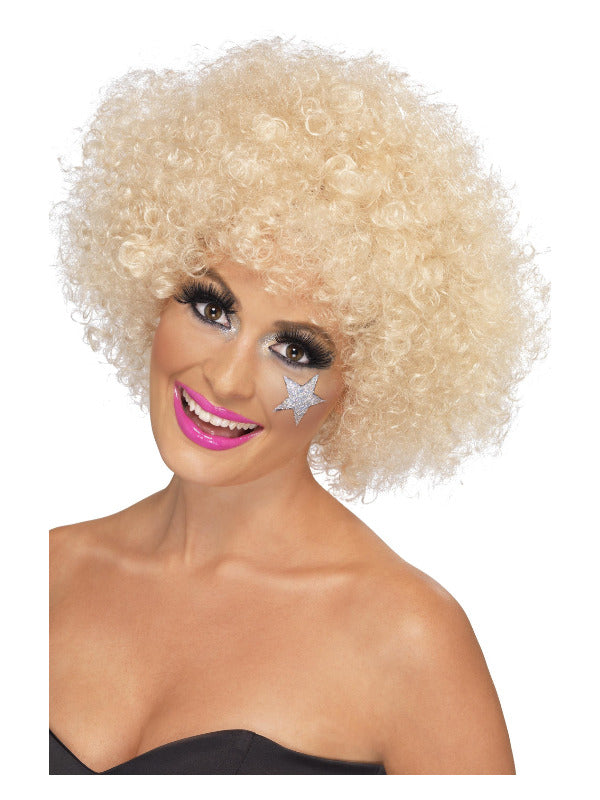 70s Funky Afro Wig Blonde