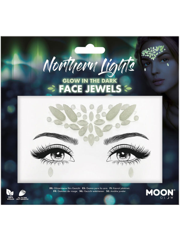 Moon Glow Face Jewels Northern Lights