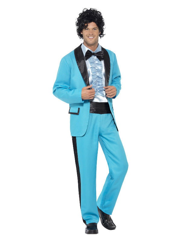 80s Prom King Costume Blue