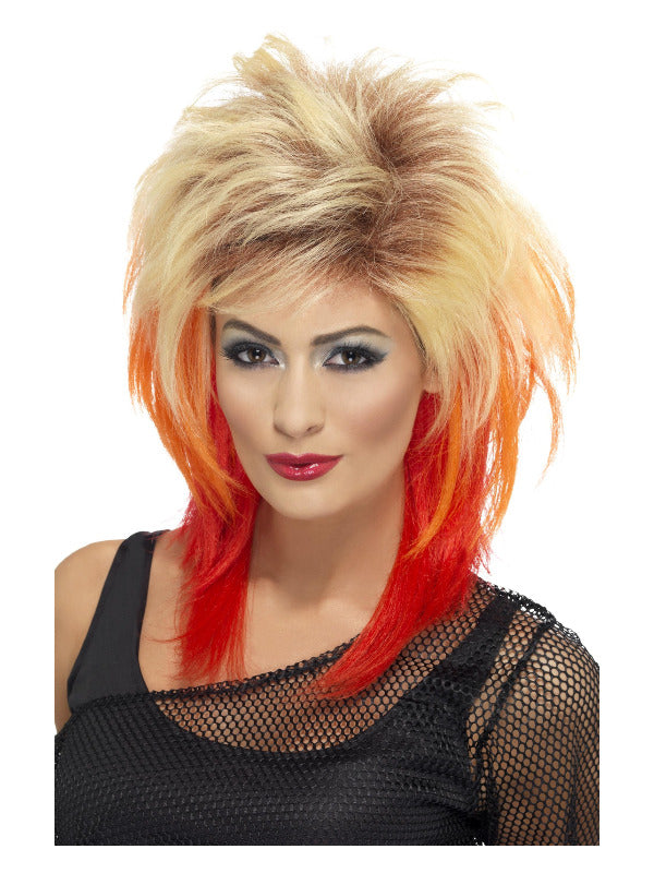 Adult 80s Mullet Wig Blonde (2)