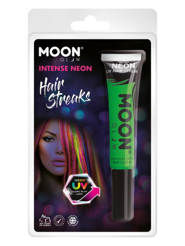 Adult Moon Glow Intense Neon UV Hair Streaks Intense Gr
