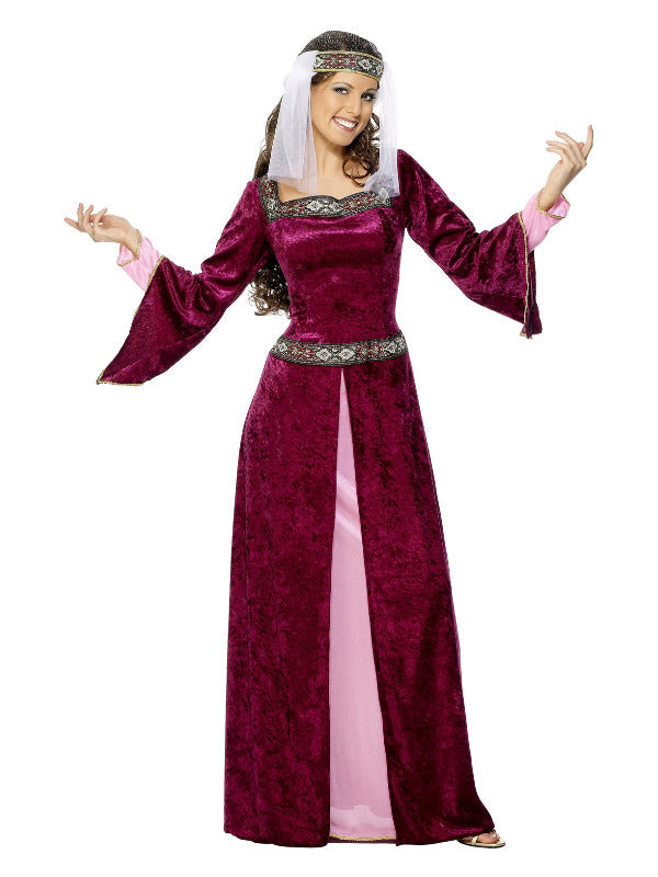 Maid Marion Costume Burgundy