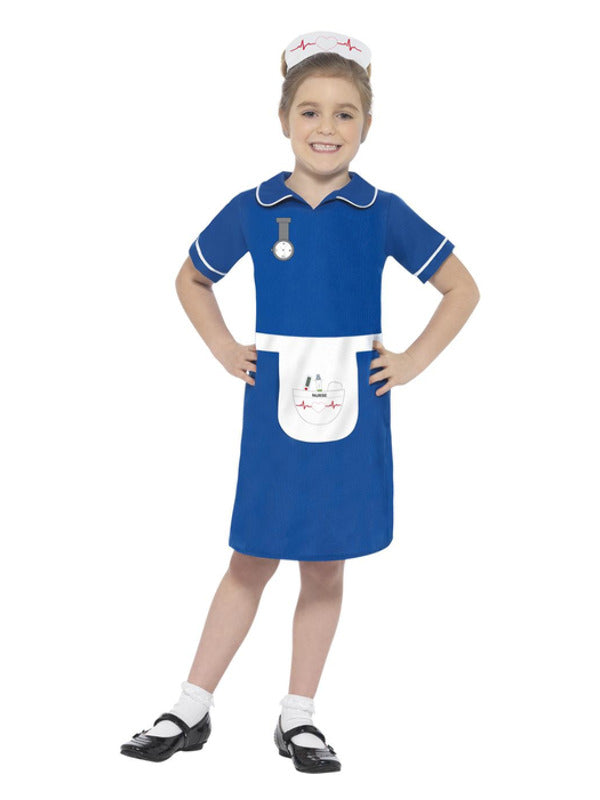 Kids Nurse Costume Blue