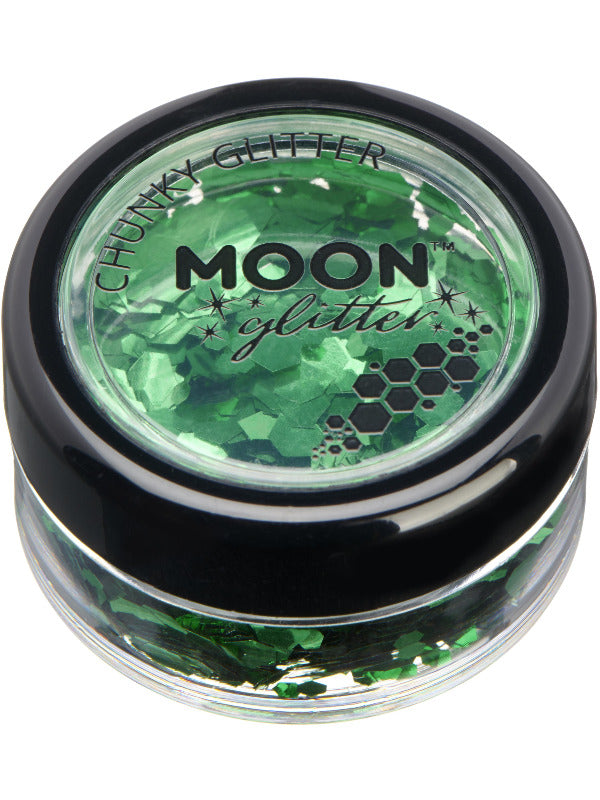 Adult Moon Glitter Classic Chunky Glitter Green