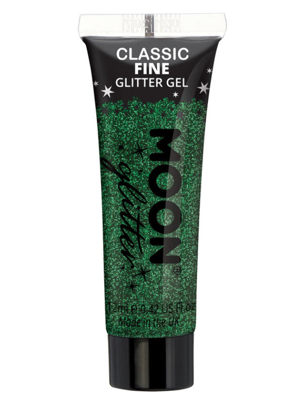 Adult Moon Glitter Classic Fine Glitter Gel Green
