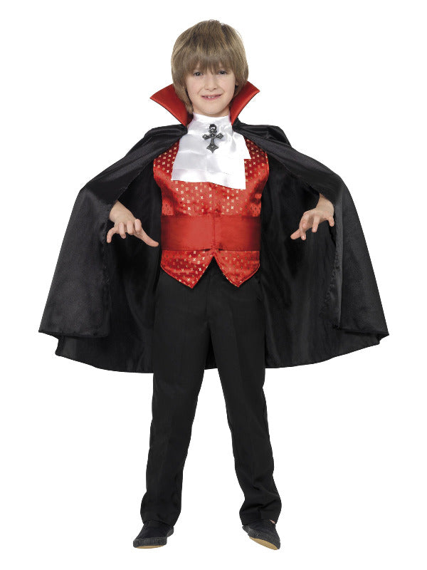 Kids Dracula Boy Costume Black