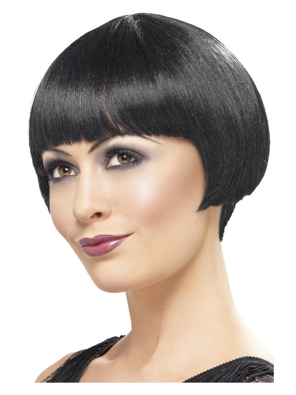 20s Flapper Bob Wig Black