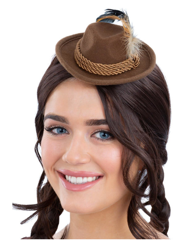 Mini Bavarian Trenker Hat Brown