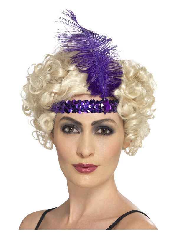 Flapper Headband Purple