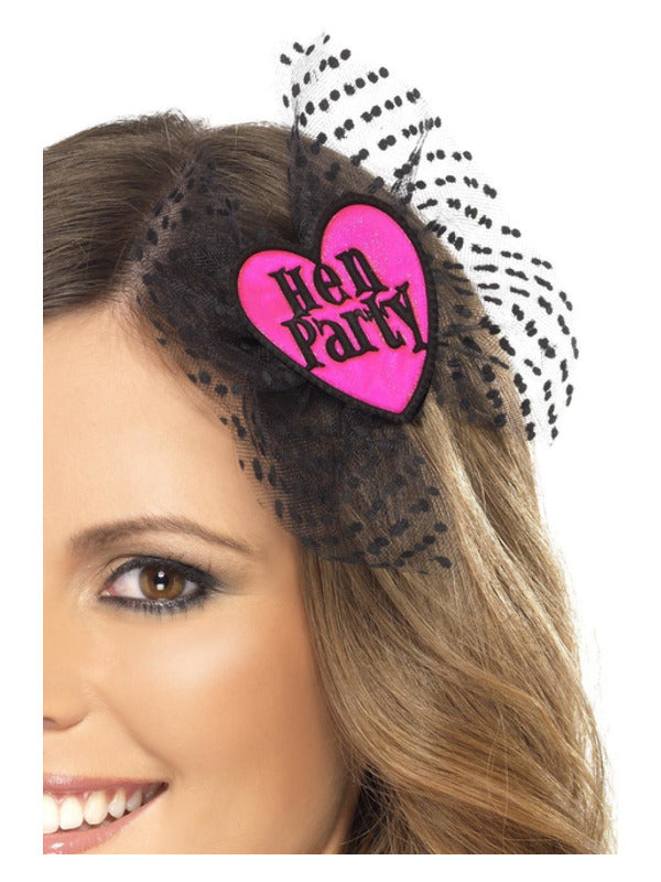 Hen Party Hair Bow Pink