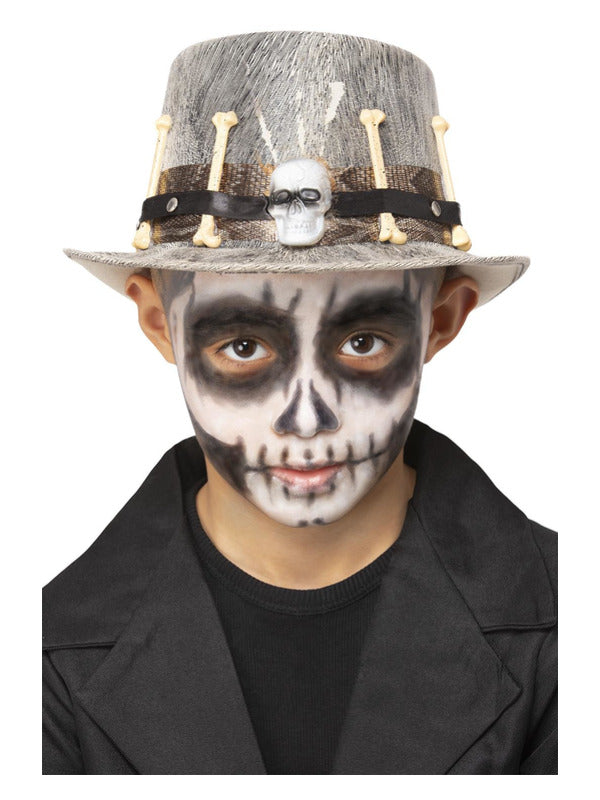 Kids Kids Grey Voodoo Distressed Top Hat
