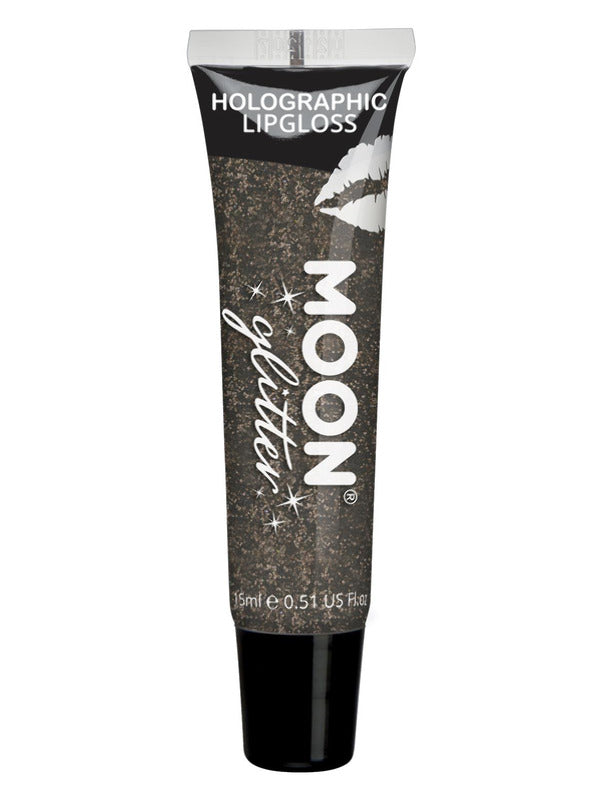 Adult Moon Glitter Holographic Glitter Lipgloss Black