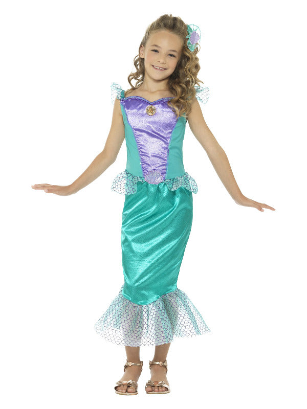 Kids Deluxe Mermaid Costume Green