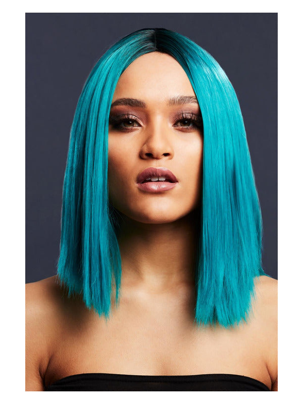 Fever Kylie Wig Two Toned Blend Teal