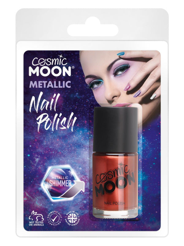 Adult Cosmic Moon Metallic Nail Polish Red (2)