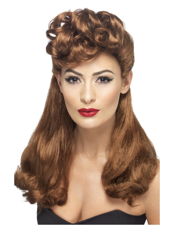 40s Vintage Wig Auburn