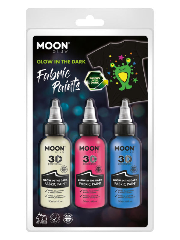 Adult Moon Glow Glow in the Dark Fabric Paint (3)