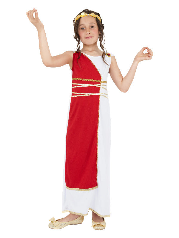 Kids Grecian Girl Costume Red