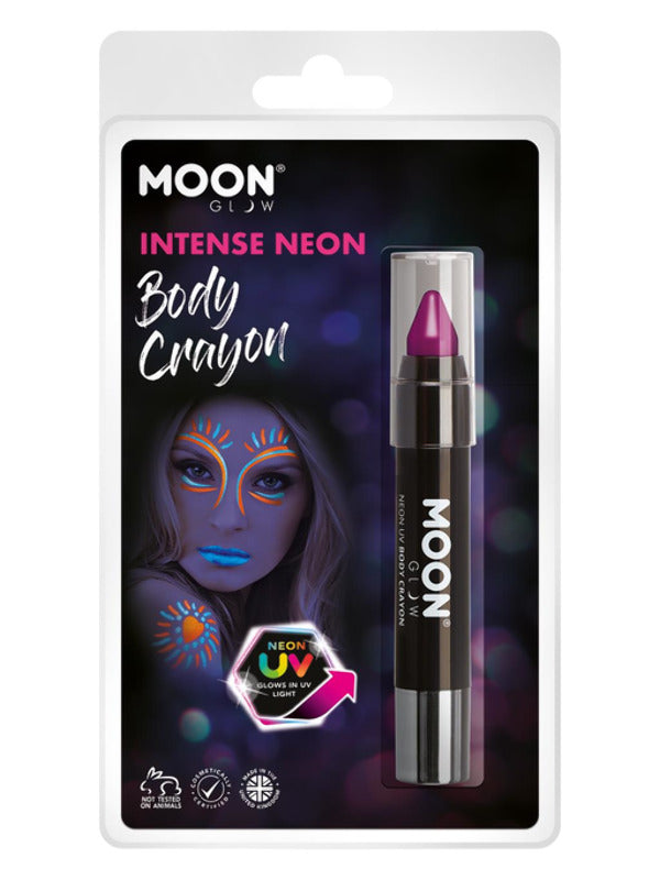 Moon Glow Intense Neon UV Body Crayons Intense Pu
