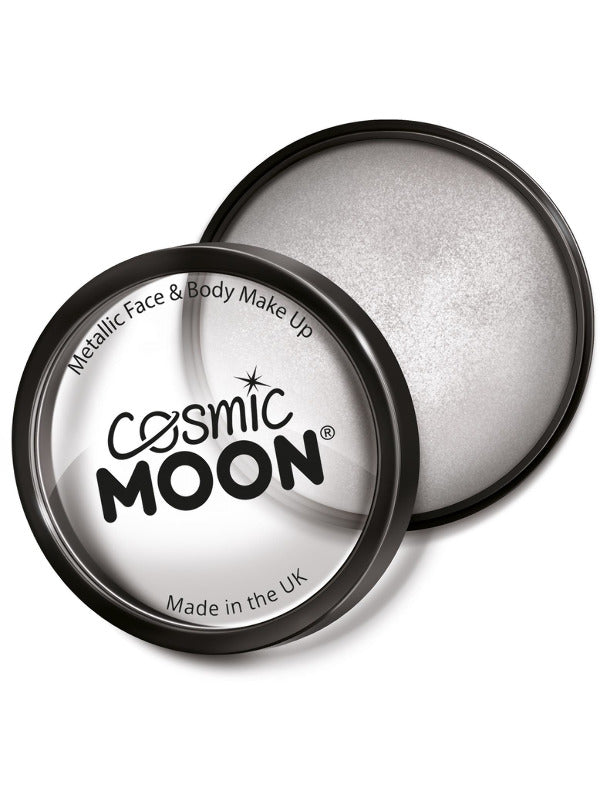 Adult Cosmic Moon Metallic Pro Face Paint Cake Pots Sil