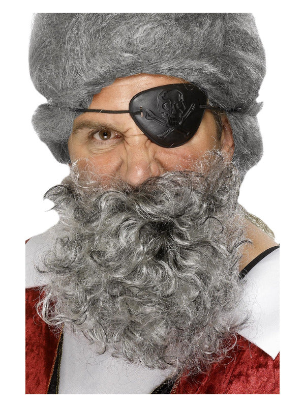Deluxe Pirate Beard Light Grey