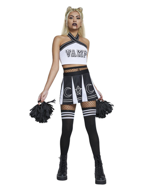 Fever Vamp Cheerleader Black White