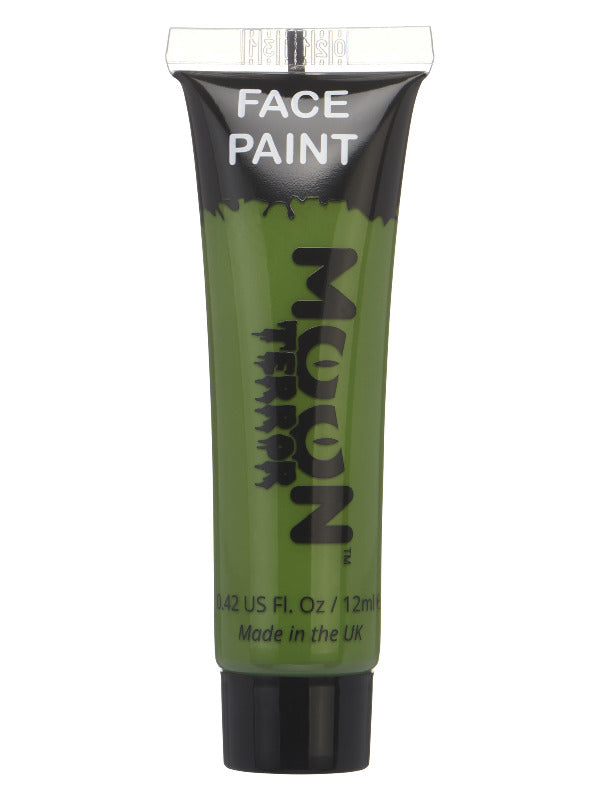 Adult Moon Terror Halloween Face Body Paint Green